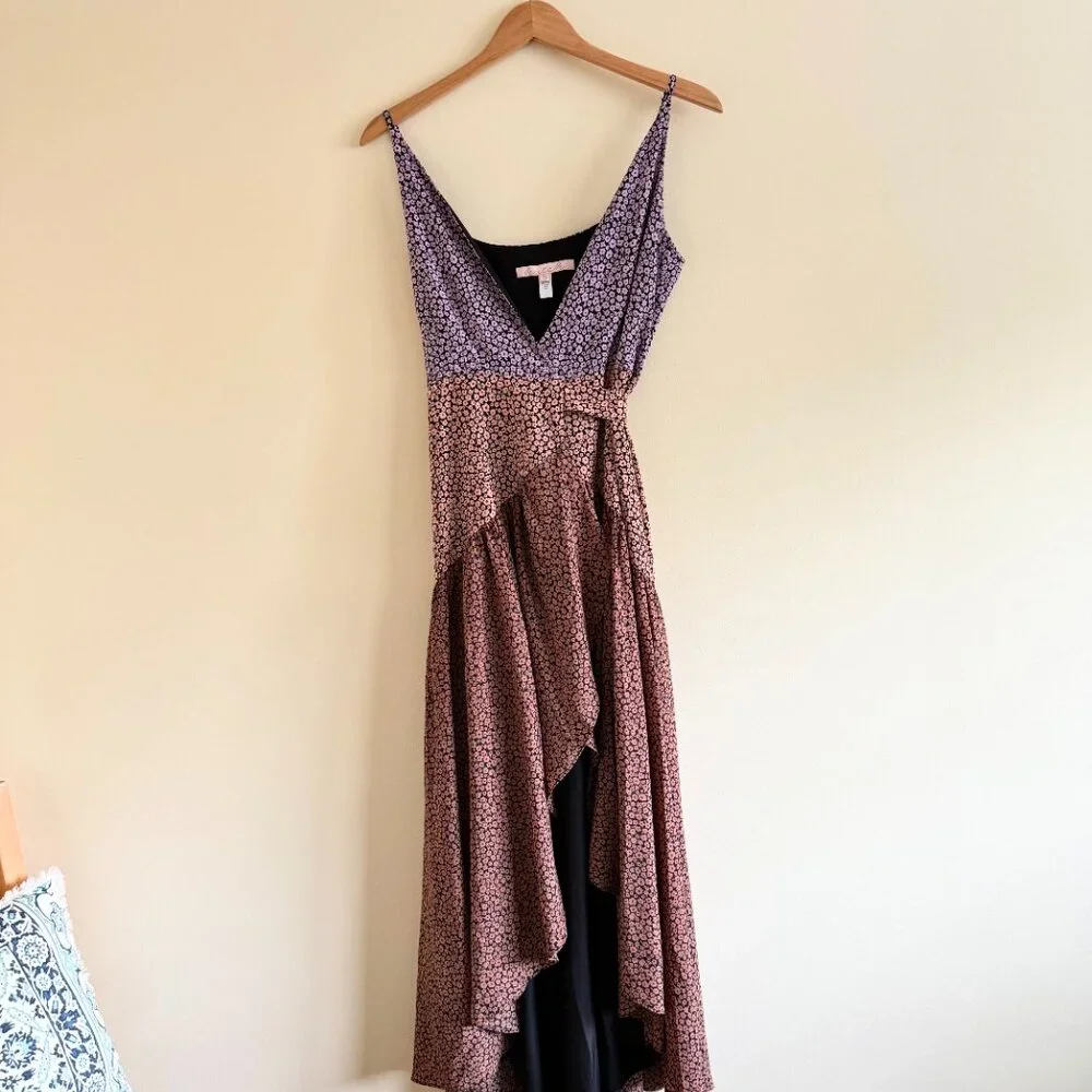 Anthropologie "Hutch Contrast Wrap Midi Dress" - Picture 6 of 8